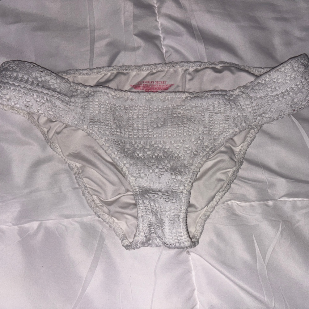Victoria’s secret White Lace Bikini Bottom